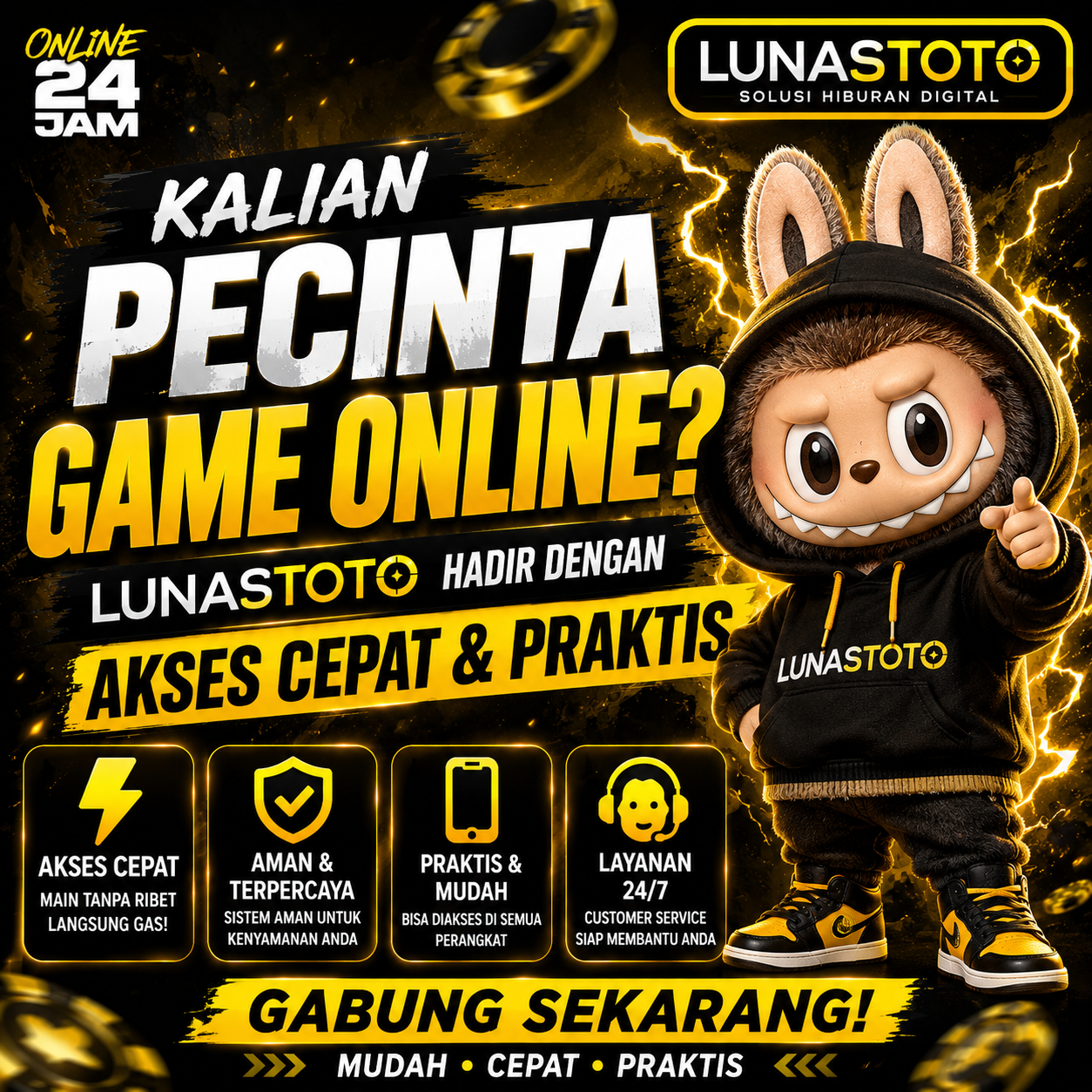 Kalian Pecinta Game Online? LUNASTOTO Hadir dengan Akses Cepat dan Praktis